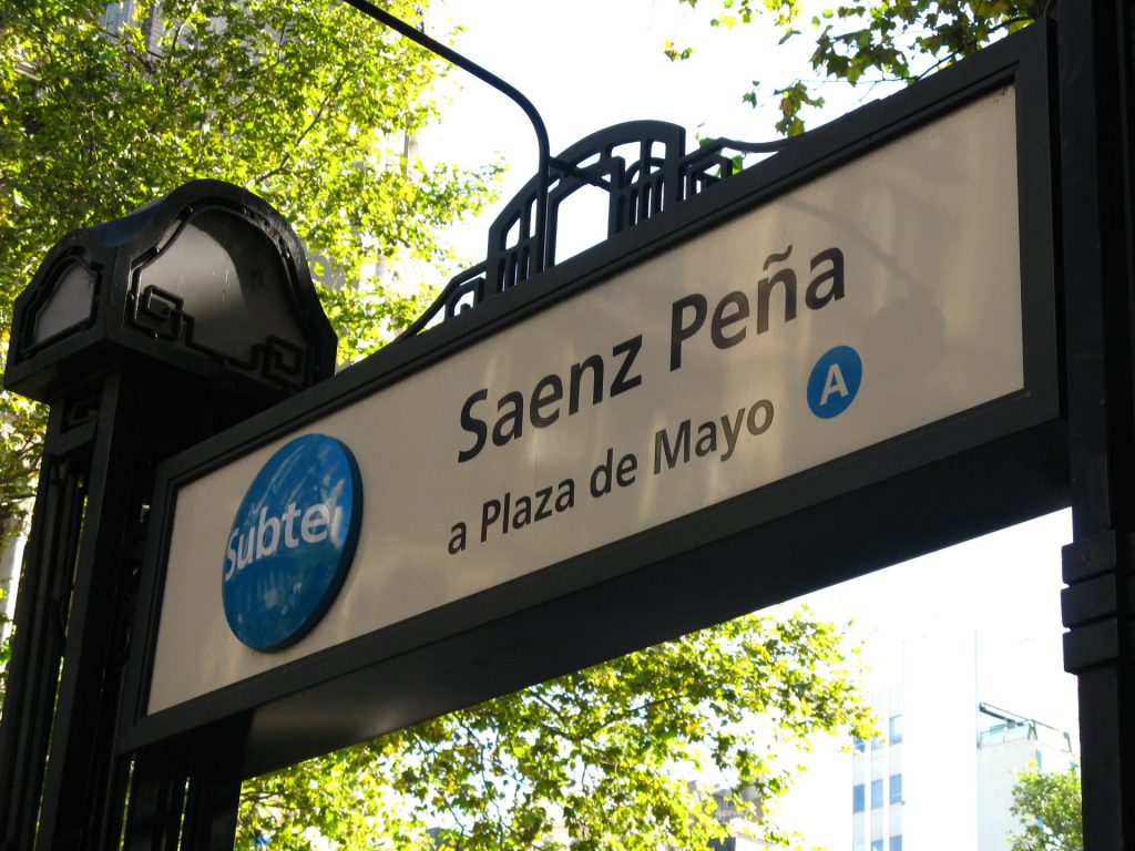Subte Saenz Peña